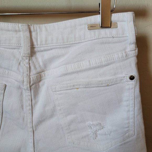 Anthropologie Pilcro and the Letterpress Script Distressed Cutoff Denim Shorts - Picture 10 of 15
